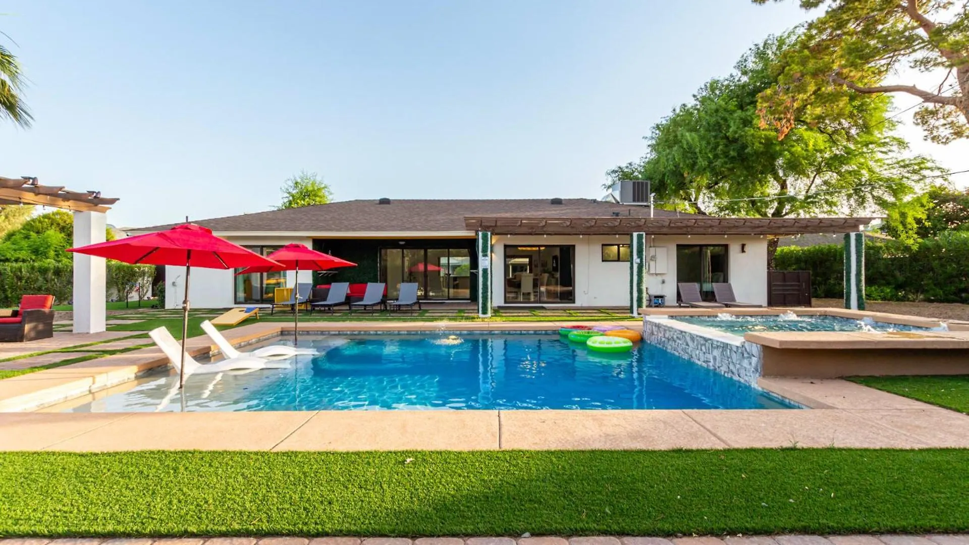 Tatil Evi New Windsor Modern Retreat Pool Spa Volleyball Scottsdale